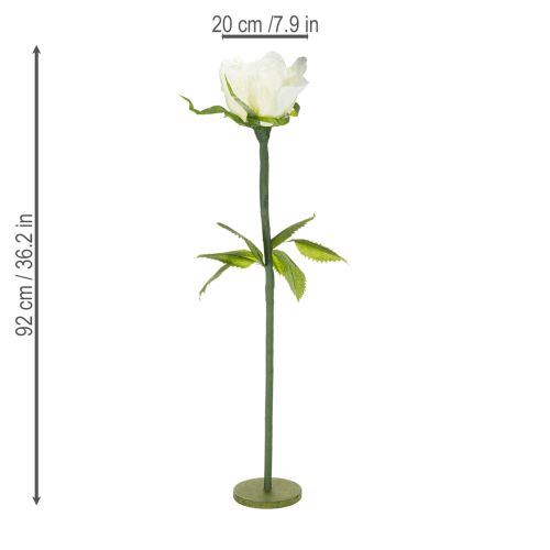 Product Artificial rose flower for decorating living spaces and weddings, 92cm