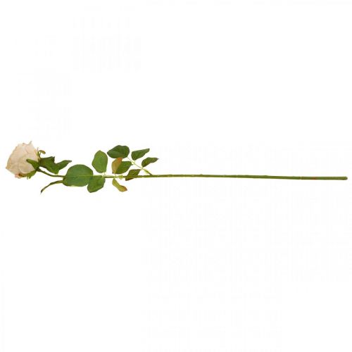 Product Rose Cream Silk Flower Artificial Rose L74cm Ø7cm
