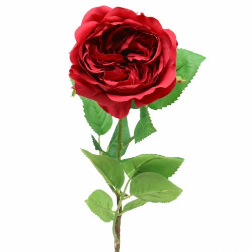 Product Rose artificial flower red 72cm