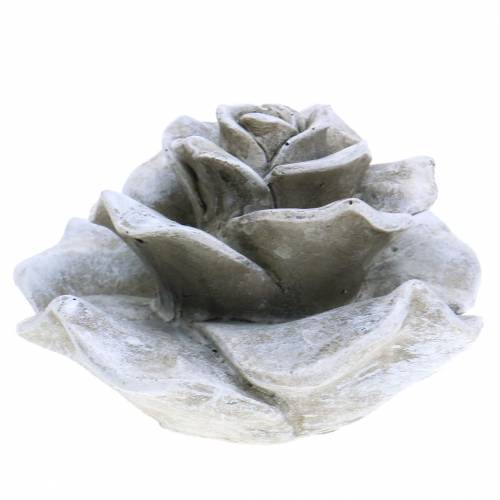 Floristik24 Deco rose gray Ø9.3cm