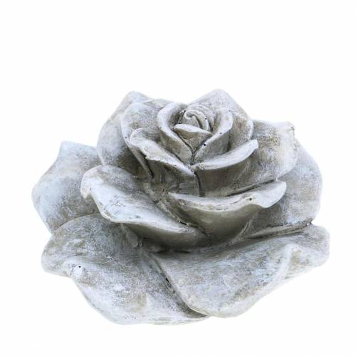 Floristik24 Deco rose gray Ø9.3cm