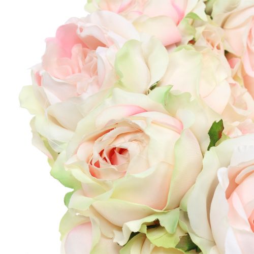 Floristik24 Rosary crème / pink Ø30cm