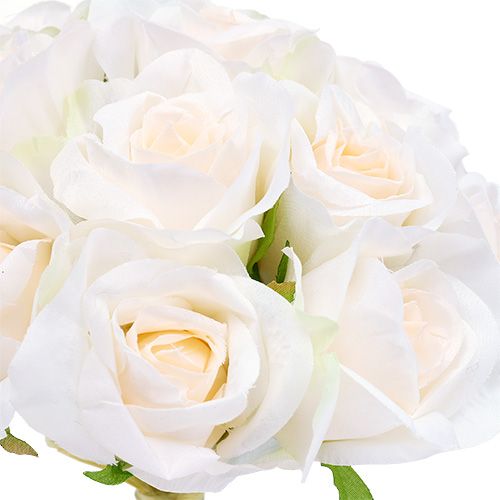 Floristik24 Rose bouquet white Ø26cm