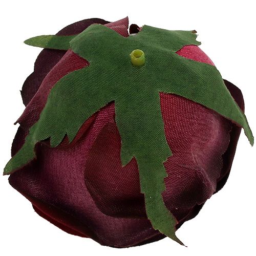 Floristik24 Rose head Ø6.5cm dark red 8pcs