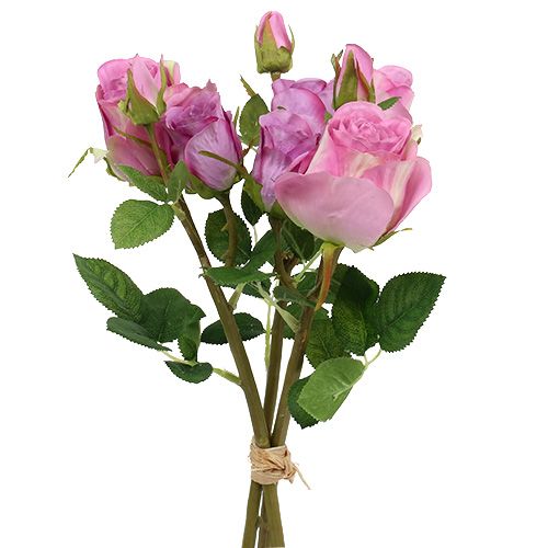Floristik24 Bouquet of roses old pink 40cm