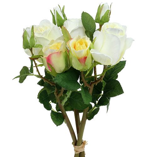 Rose bouquet cream 40cm