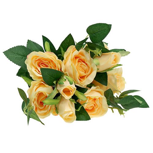 Floristik24 Rose bouquet cream L46cm