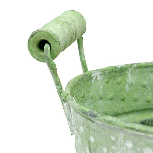 Rose pot with handles Ø14.5cm H19cm green | Floristik24.ie