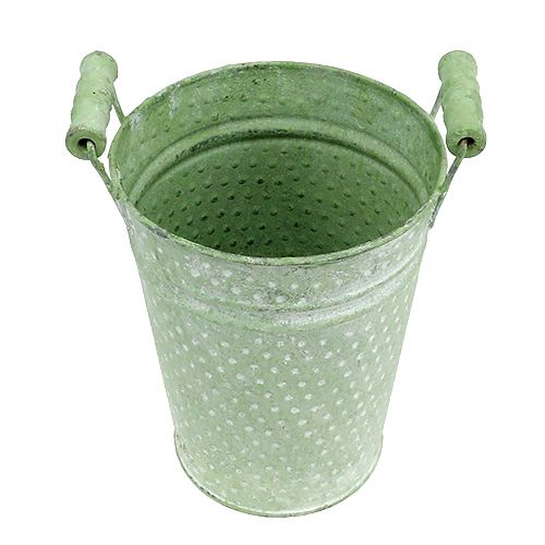 Rose pot with handles Ø14.5cm H19cm green | Floristik24.ie
