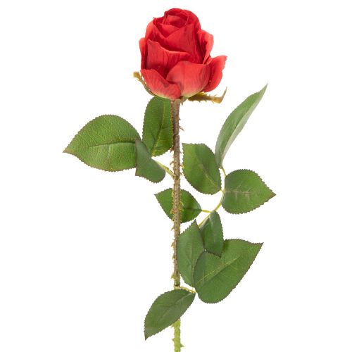 Rose branch silk flower artificial rose red 72cm 3pcs buy online | Floristik24.ie