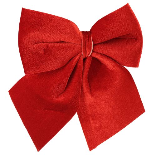 Red velvet ribbon gift ribbon 20×25cm light red 2pcs