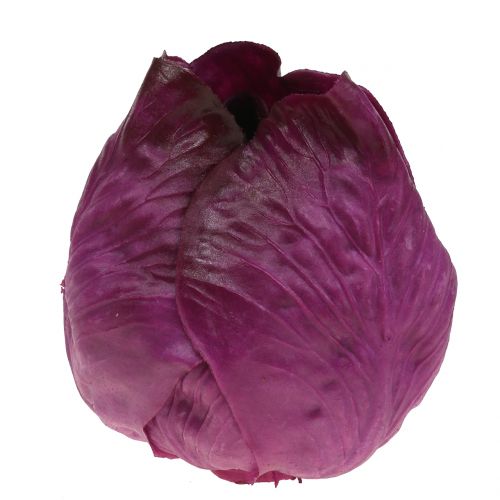 Artificial red cabbage Real-Touch Ø12cm