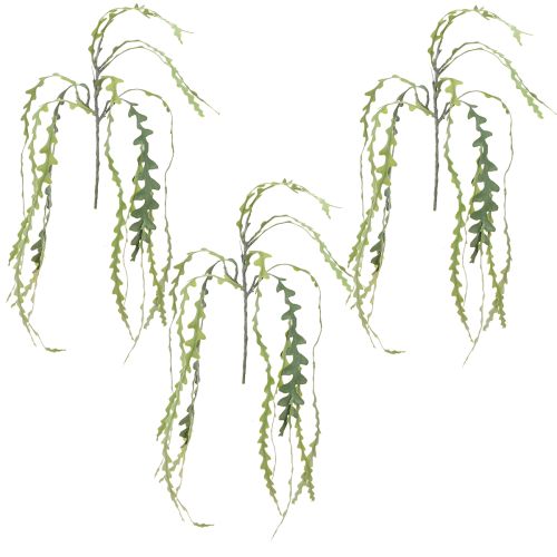 Product Saw Leaf Cactus Artificial Epiphyllum anguliger L68cm 3 pcs