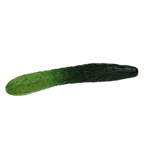 Floristik24 Artificial green cucumber 25cm 1p