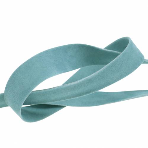 Product Velvet ribbon light blue 15mm 7m