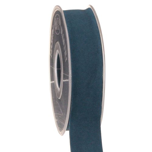 Velvet ribbon blue gift ribbon decorative ribbon 25mm 7m