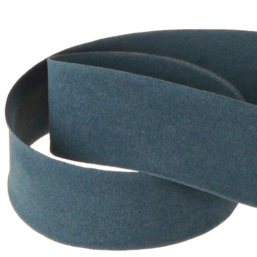 Floristik24 Velvet ribbon blue gift ribbon decorative ribbon 25mm 7m