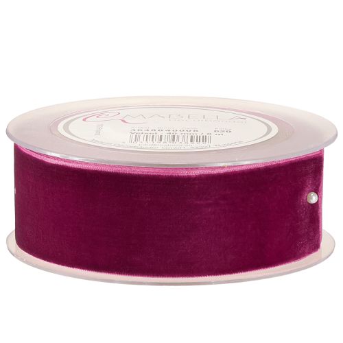 Floristik24 Velvet ribbon decorative ribbon velvet gift ribbon Erika 40mm 8m