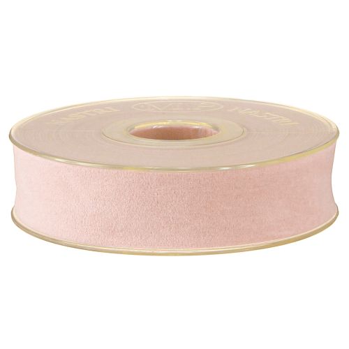 Product Velvet ribbon pink 25mm 7m