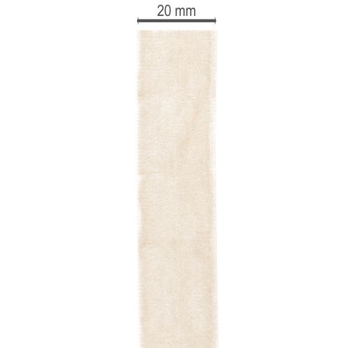 Gift ribbon, velvet ribbon for creative packaging, 20mm x 10m | Floristik24.ie