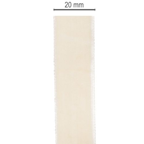 Gift ribbon, elegant velvet ribbon for gifts and flowers, 20mm, 10m | Floristik24.ie