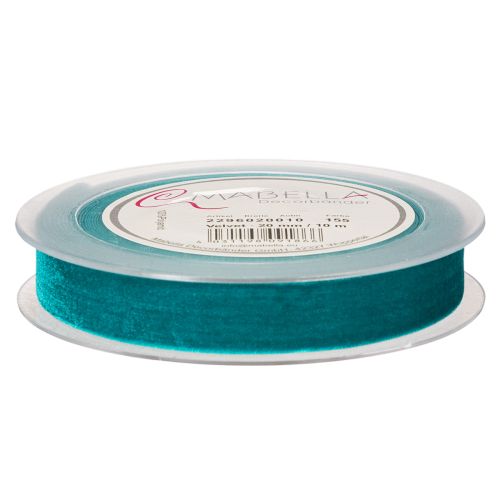 Decorative velvet ribbon for decorating, 20mm wide, 10m long | Floristik24.ie