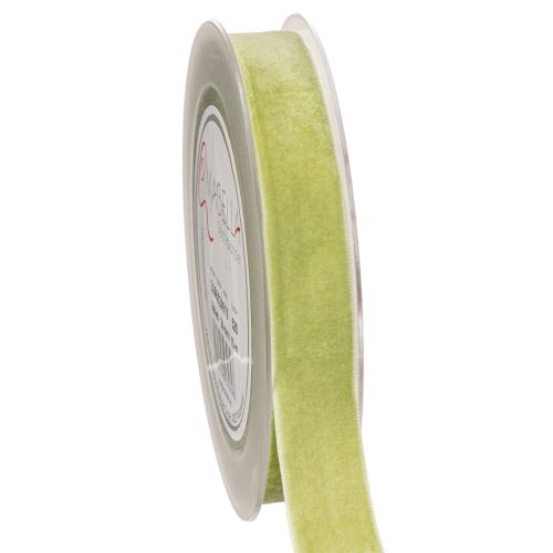 Decorative velvet ribbon on a roll for gift wrapping, 20mm wide, 10m long