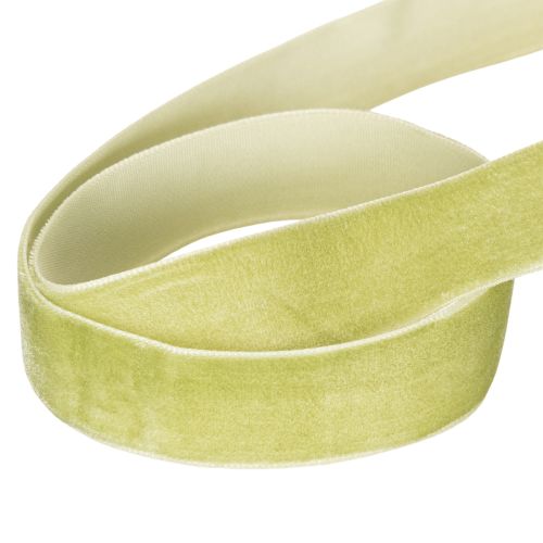 Decorative velvet ribbon on a roll for gift wrapping, 20mm wide, 10m long | Floristik24.ie
