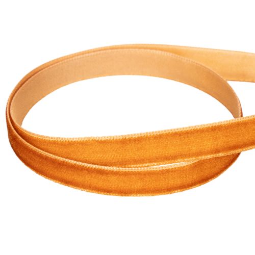 Decorative velvet ribbon for decorating, on a roll, 10mm wide, 20m long | Floristik24.ie