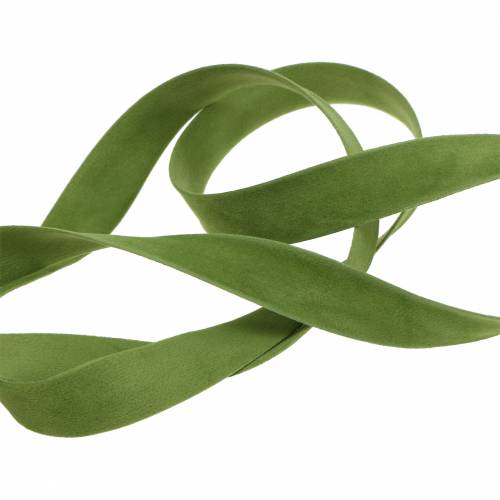Product Velvet ribbon green 15mm 7m