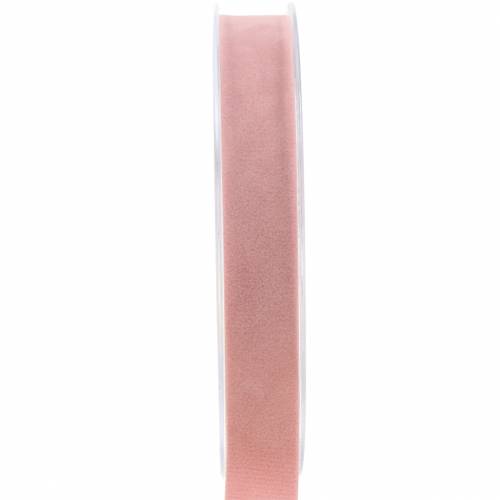 Velvet ribbon pink 15mm 7m
