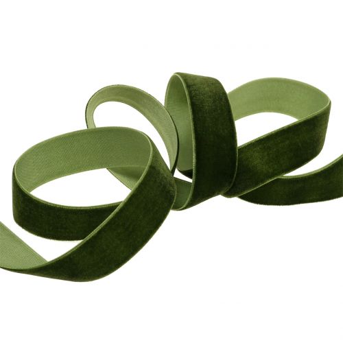 Product Velvet ribbon in various colors 20mm 10m