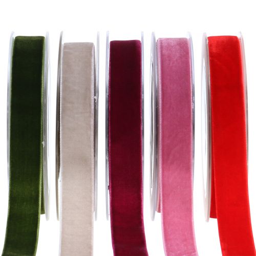 Floristik24 Velvet ribbon in various colors 20mm 10m
