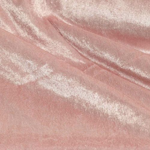Floristik24 Decorative fabric Velvet Old pink velvet table decoration 140×300cm