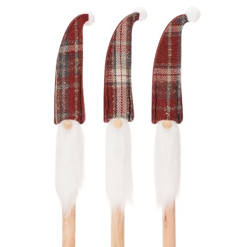 Christmas elf decorative stakes, Santa Claus with felt hat, 58cm, 6 pieces buy online | Floristik24.ie