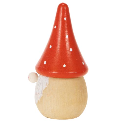 Mini Gnome Figurine Fly Agaric Table Decoration 10cm 6pcs | Floristik24.ie