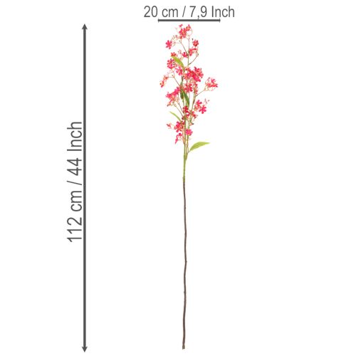 Artificial flowering branch Oncidium orchid decoration 112cm 3pcs | Floristik24.ie