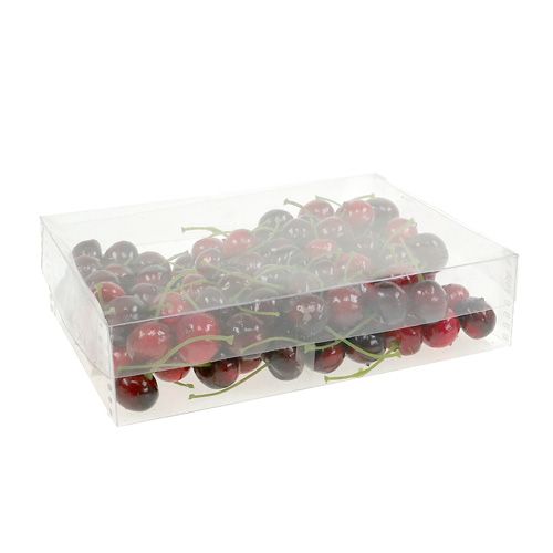 Floristik24 Artificial fruits sour cherries mix Ø1.5cm 108p