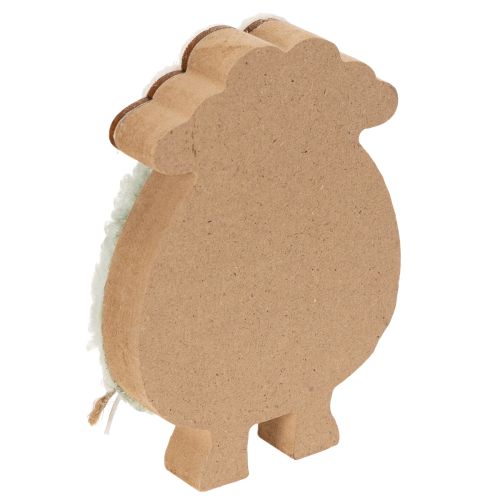 Product Wooden sheep decoration, cute decorative figure for spring and Easter, table decoration, 11cm, 6 pieces