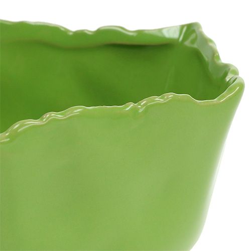 Floristik24 Ceramic bowl green Ø17cm H7cm