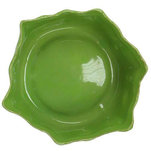 Floristik24 Ceramic bowl green Ø17cm H7cm