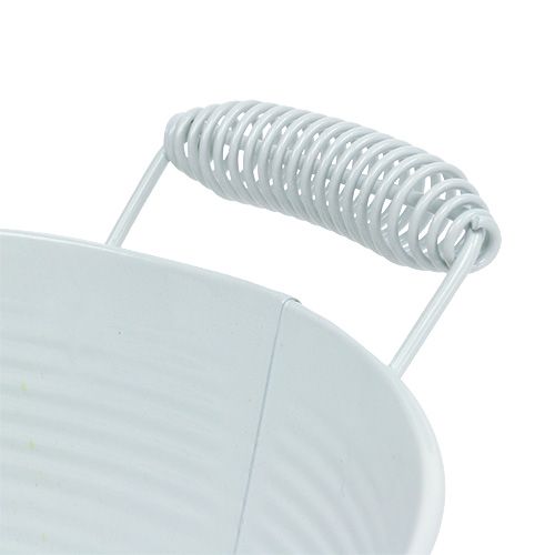 Floristik24 Bowl white round Ø22cm H9.5cm