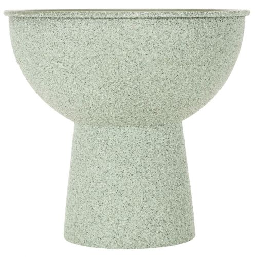 Modern round planter on a high base, 18cm | Floristik24.ie