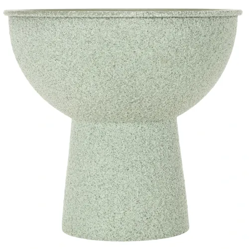Modern round planter on a high base, 18cm | Floristik24.ie
