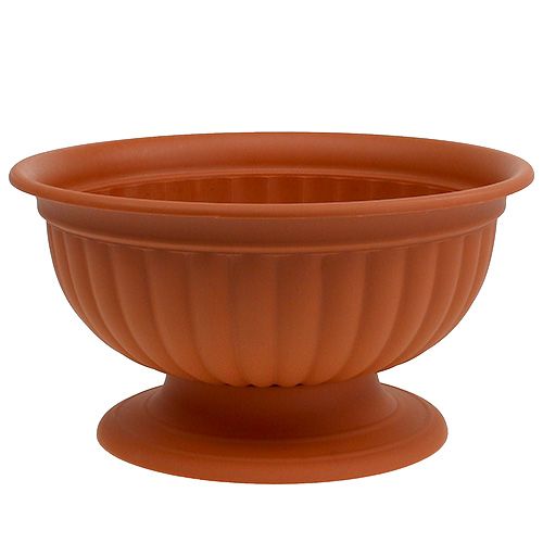 Floristik24 Bowl with base terracotta Ø35cm
