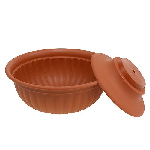 Product Bowl with base terracotta Ø35cm