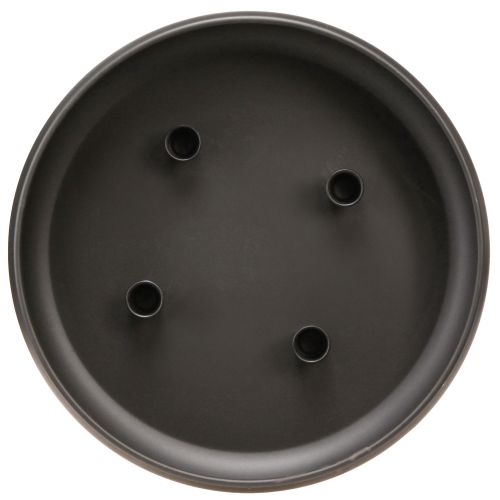 Product Bowl with Candle Holder Magnet Black Ø33cm H7.5cm