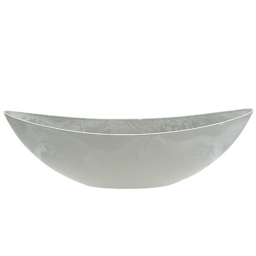 Floristik24 Bowl oval gray 39cm x 13cm H13cm, 1p