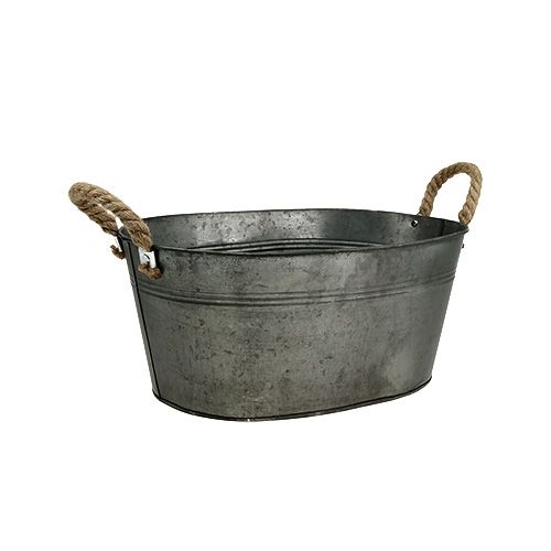 Floristik24 Bowl antique oval 28 x 17cm H12cm 2pcs