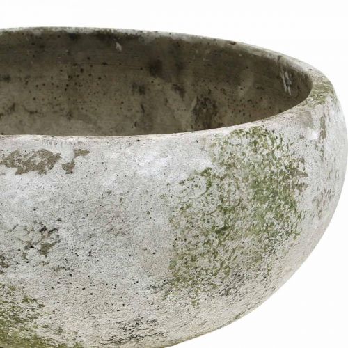 Floristik24 Flower bowl antique patina vintage look concrete Ø26.5cm H12cm